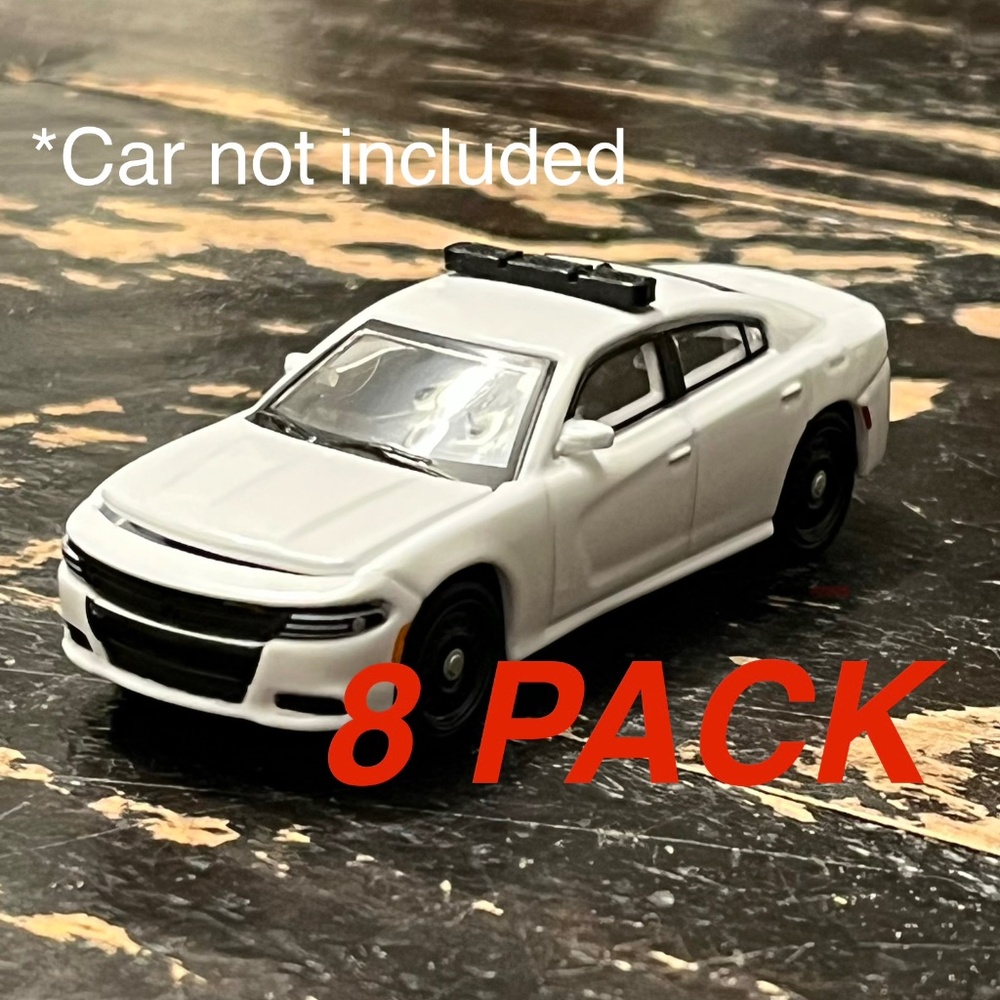 1:64 Scale Code 3 Covert Style Lightbars 8 Pack